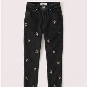 NWT A&F High Rise Super Skinny Ankle Jeans